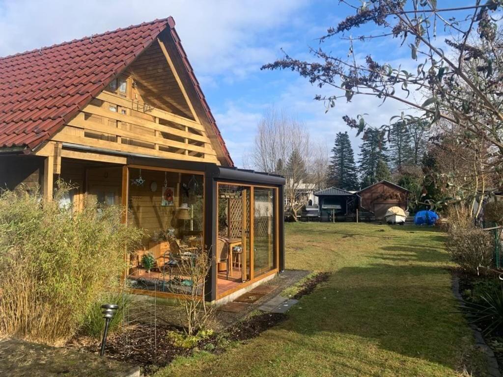 Holzhaus Mit Direktem Wasserzugang In Berlin-Koepenick Exteriér fotografie