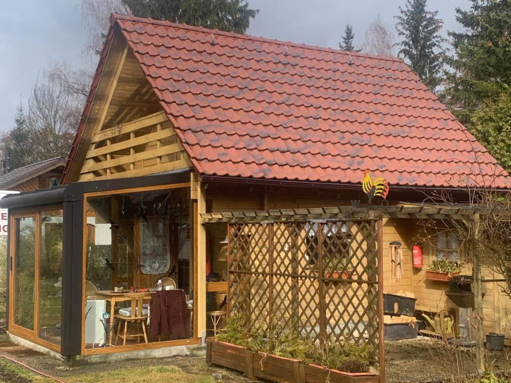 Holzhaus Mit Direktem Wasserzugang In Berlin-Koepenick Exteriér fotografie